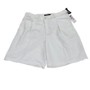 Vintage Chaps Shorts Mens Size 38 White Preppy Boat School Work Golf Golfing